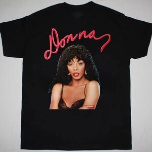 Gildan Black Tee Vintage Donna Summer Shirt